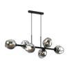 Hanging Lamp Borgo 6 E27 Black Italux Pnd-30843-6 Bk+Sg