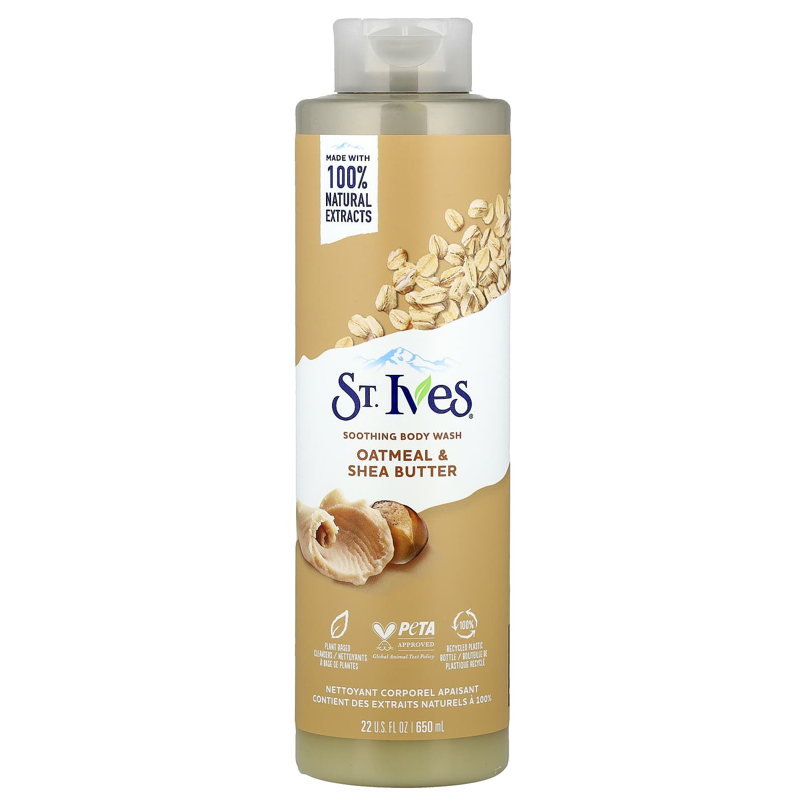 

St. Ives, Soothing Body Wash, Oatmeal & Shea Butter, 650Ml(22Fl Oz)