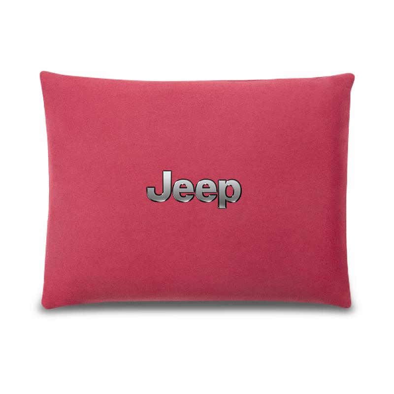 Car Headrest Cover Auto Seat Cover Head Neck Rest Pillow For Jeep Grand Cherokee Wrangler JK Gladiator Compass Renegade Patriot