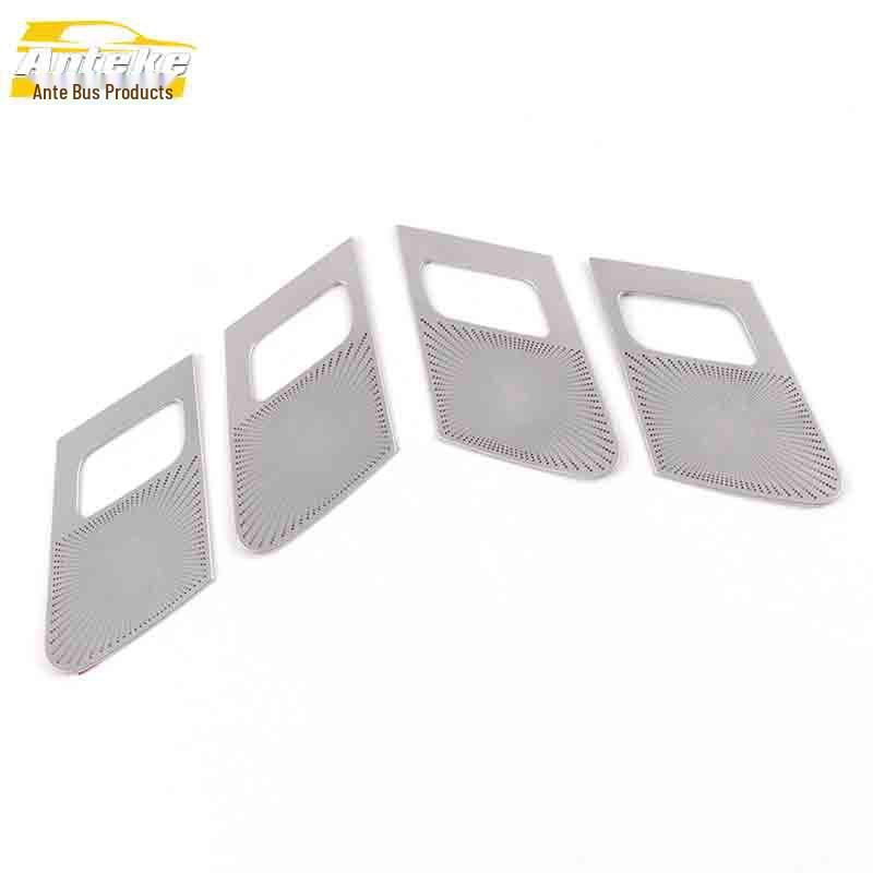

Q5L Interior Door Handle Speaker Cover Stainless Steel Decorative Panel Sequin Sticker Accessory