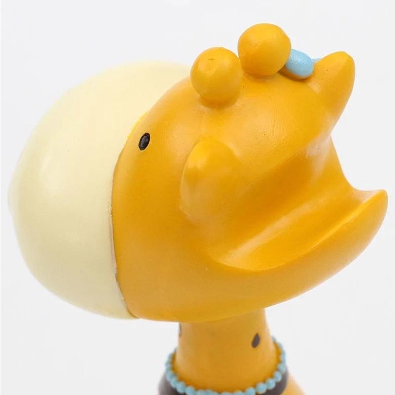 Niedliches Tierharz Schreibtischornament und Brillenhalter, Dekorative Desktop-Figur für Büro, Zuhause und Arbeitszimmer