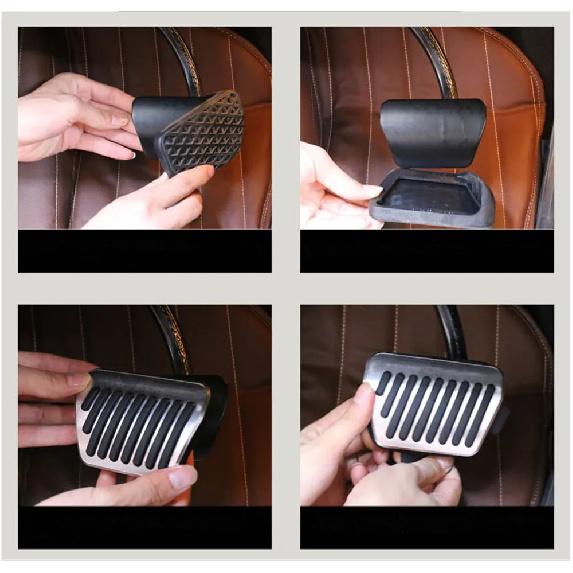 EAZYZKING Auto Gasbremspedal für BMW 5er F07 F08 F10 F11 F18 / 6er F06 F12 F13 / 7er F01 F02 F03 / X3 X4 F25 F26 Z4 E85