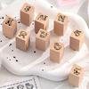 Cartoon Wood Rubber Stamp Lovely Cats Stamp Decorative Stamp Animal Stamp for Card Making