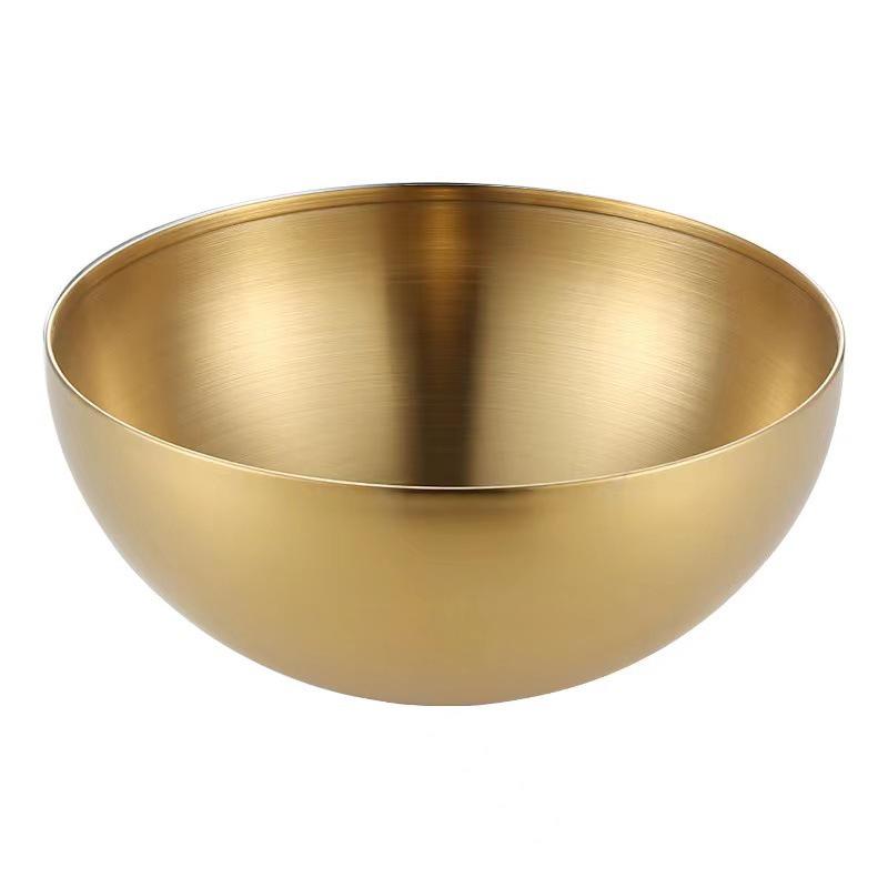 Korean Stainless Steel Salad & Noodle Bowl for Cold Dishes