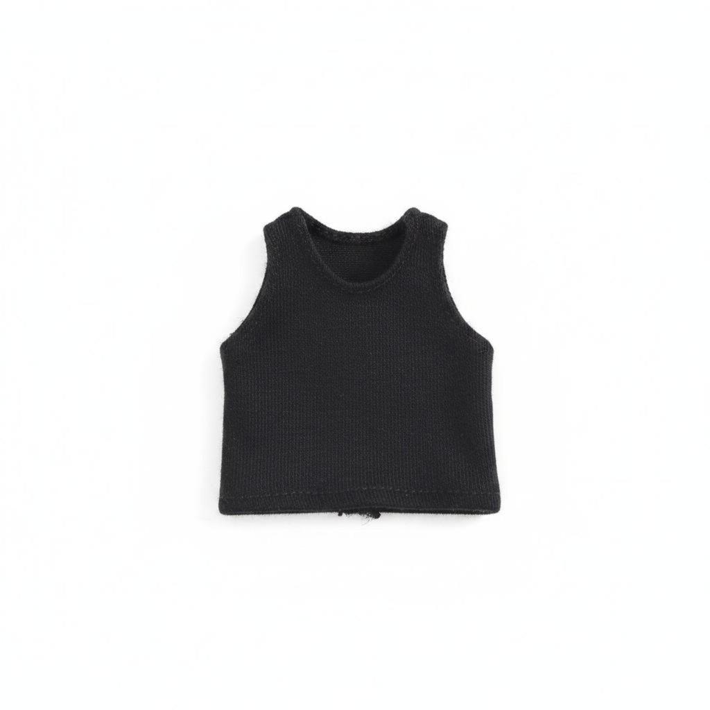 2 Pack Doll Vest Action Figure Shirt Tank Top Clothes Soft Standalone Layer for Character