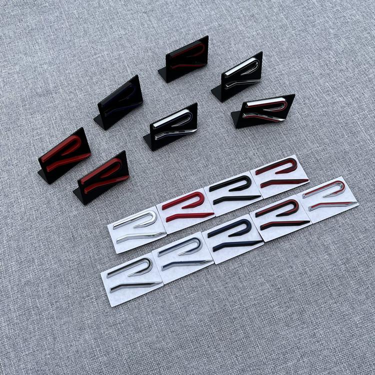 2026 Hot For VW VOLKSWAGEN Metal Car Front Grille Rear Trunk Sticker for Volkswagen R Line R Logo POLO PASSAT B5 B6 B7 Golf 5 6