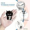 Badges Reel,Funny Coffe Cats Badges Holder,Retractable Badges Clip Office Name Badges Accessories,Nursing Student Gift
