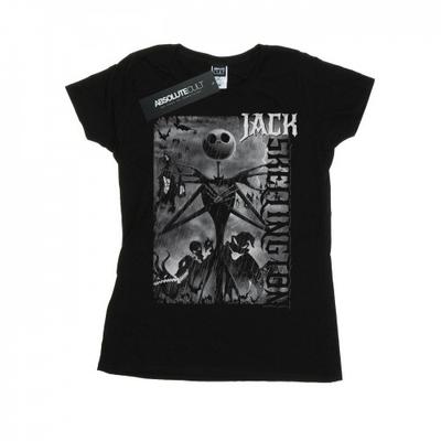 Womens/Ladies Nightmare Before Christmas Skellington Cotton T-Shirt