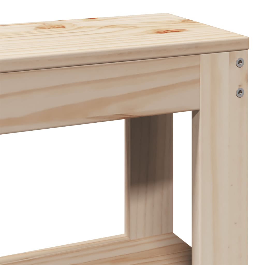 Solid Wood Bed Without Mattress 120 X 200 Cm Pine Wood