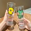 Glass cup girls high value summer cold drink juice cup large capacity drink beer cup