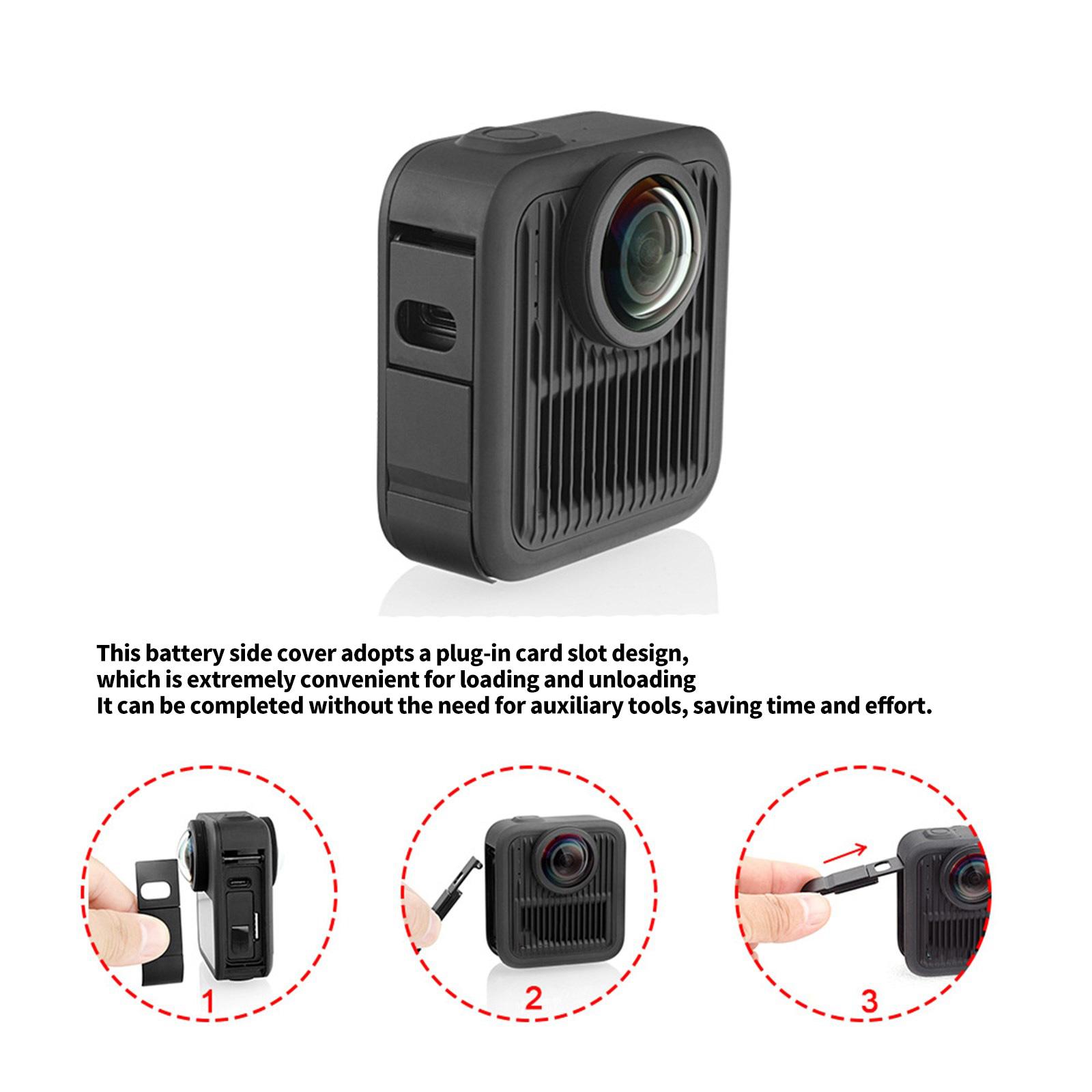 

Camera Battery Side Cover Resists Damage for MaX2 Long Use In Harsh Environment Like Adventure Photography 1