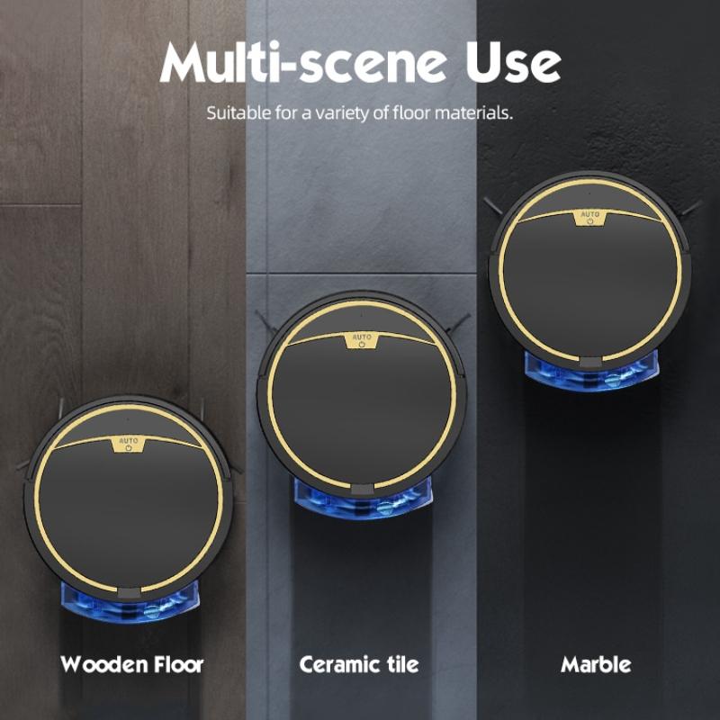 Robot Vacuum Cleaner for Dry and Wet Cleaning