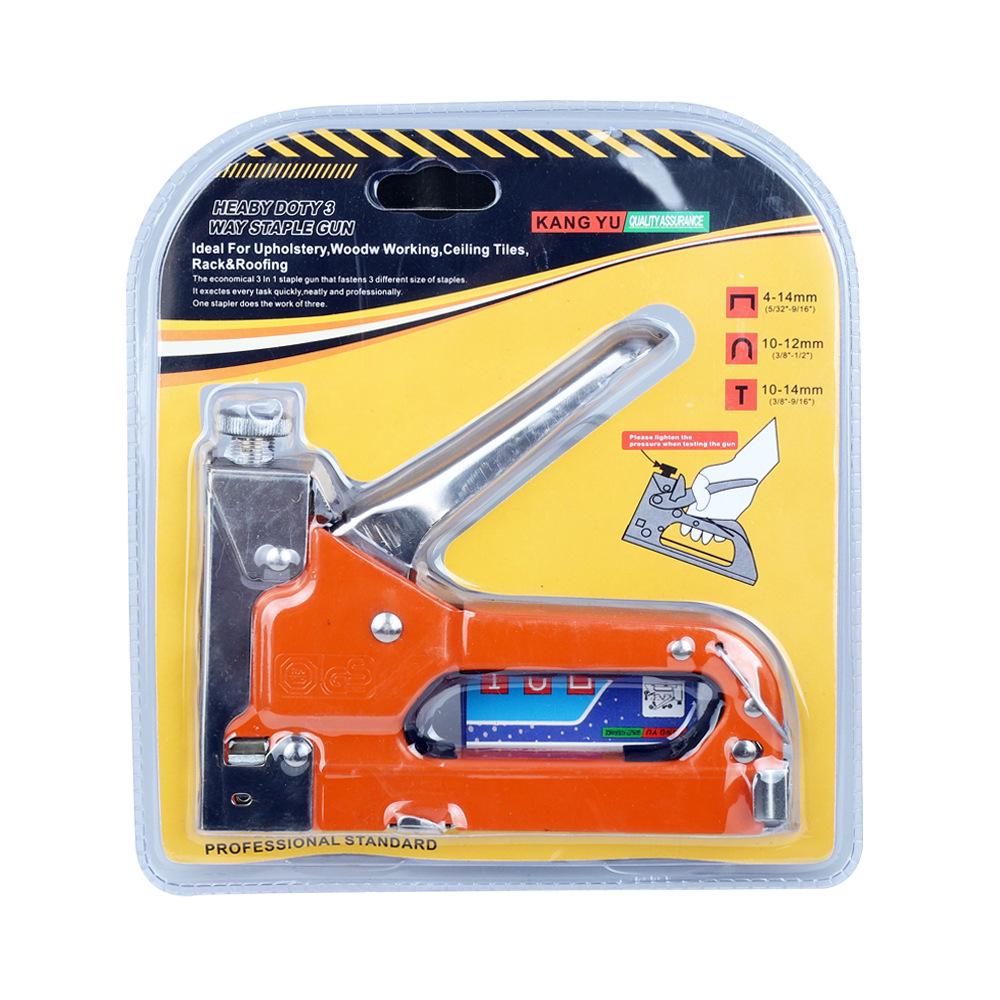 Multi-Function Nail Gun for U-Shaped, Code, and Manual Use - Ideal for Oil Paintings, Photo Frames, Woodworking, and Decoration.