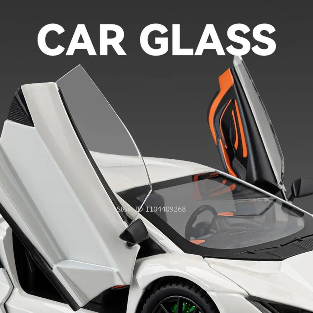 1:24 Scale Lambor Revuelto Veneno Sports Car Model Toy Light Music Shock Absorption Supercar Doors Opened Vehicle Kids Gifts