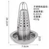 Stainless Steel Chicken Rack Outdoor BBQ Grill Household Removable Roast Chicken Tray Bbq Accessories Barbecue Utensils