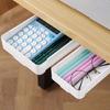 Under Desk Drawer Storage Organizer Multifunctional Large Capacity Storage Box Strong Adhesive Table Shelf