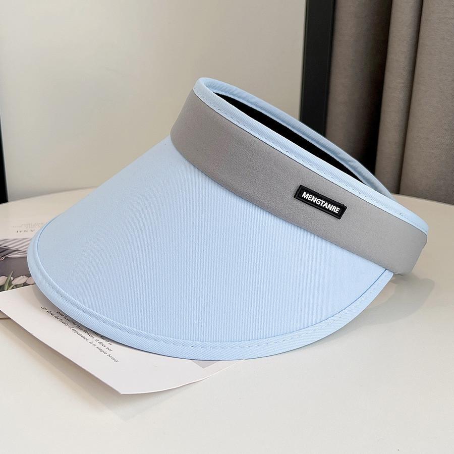 Uv High Protection Top Hat Mesh Live Broadcast Summer Explosive Pure Color Sunshade Hat Outdoor Large Brim Sun Visor