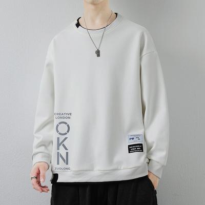 New Spring and Autumn Long Sleeve T-Shirt Men's Korean Edition Teen Casual Sweater Men's