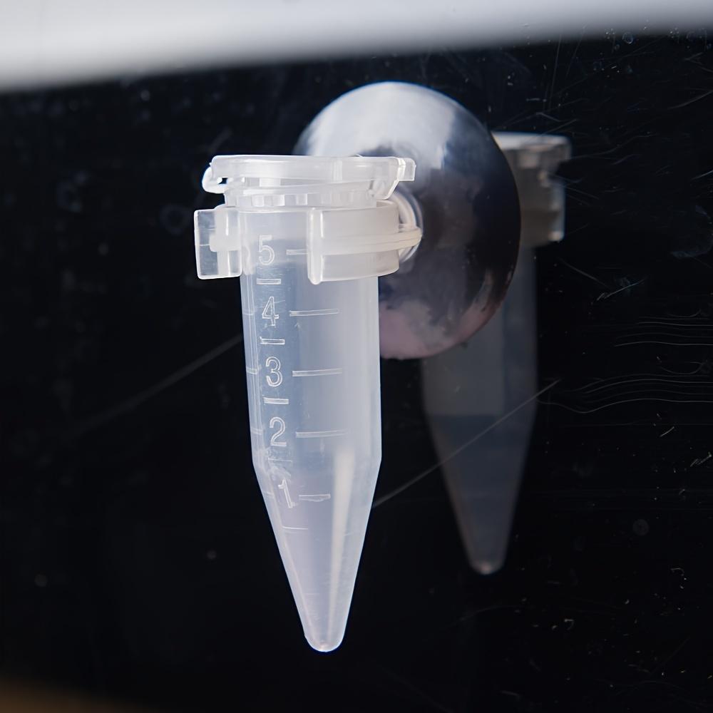 Easy-Attach Suction Cup Aquarium Feeder for Small Fish Shrimp Durable PVC Worm-Friendly Design