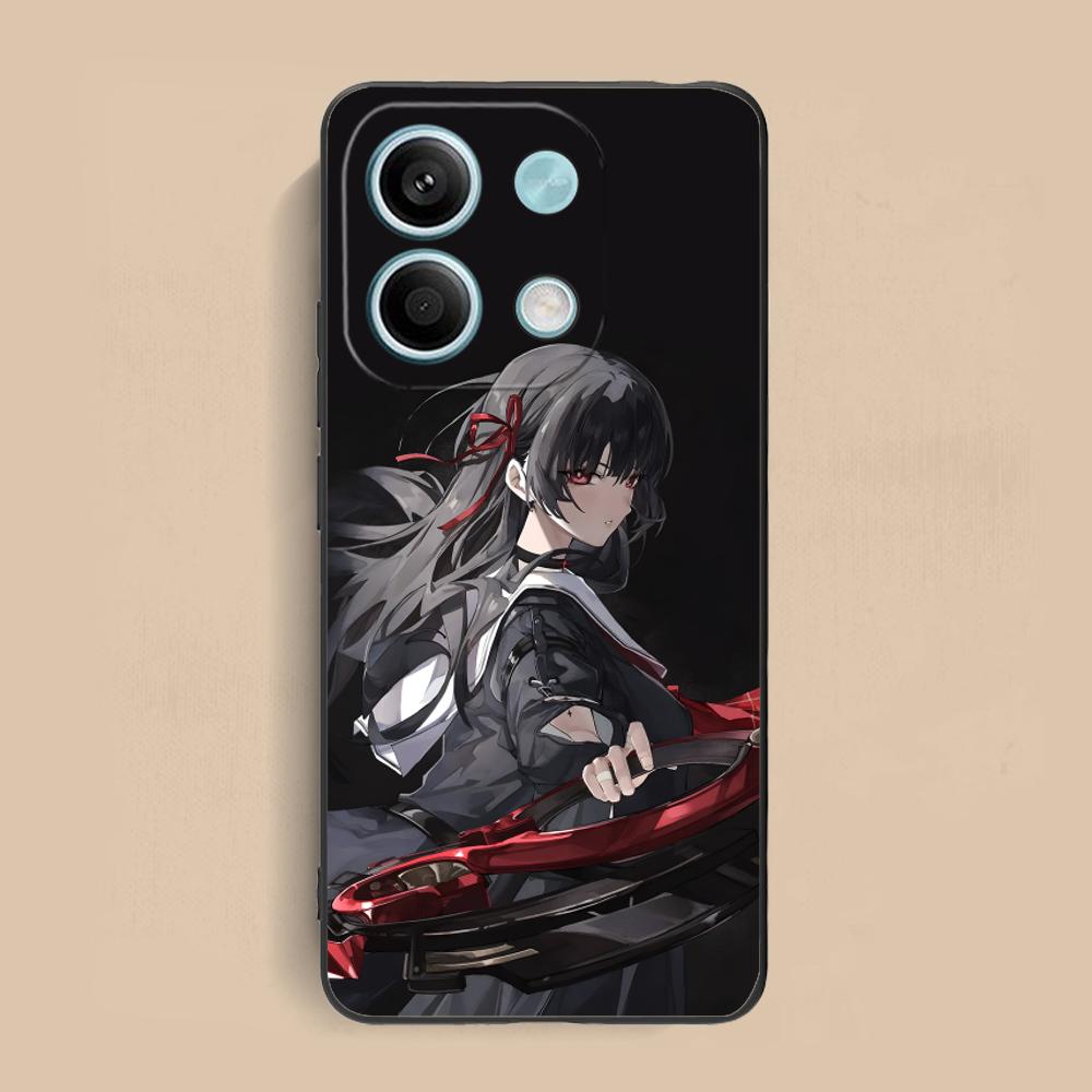 Wuthering Waves Chisa Phone Case for Xiaomi Redmi 15 14 13 12 A5 3 2 1 C Plus 4G 5G Soft TPU Shockproof Cover