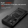 KEYSION Shockproof Case for OnePlus Nord CE 3 Lite 5G Slide Camera Lens Protection Ring Stand Phone Cover for for Nord CE 3 5G
