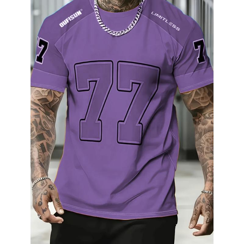 Men'S Summer Creative Fashion 3D Digital Print T-Shirt | Regular Fit, Crew Neck, Slight Stretch Fabric, Street Style