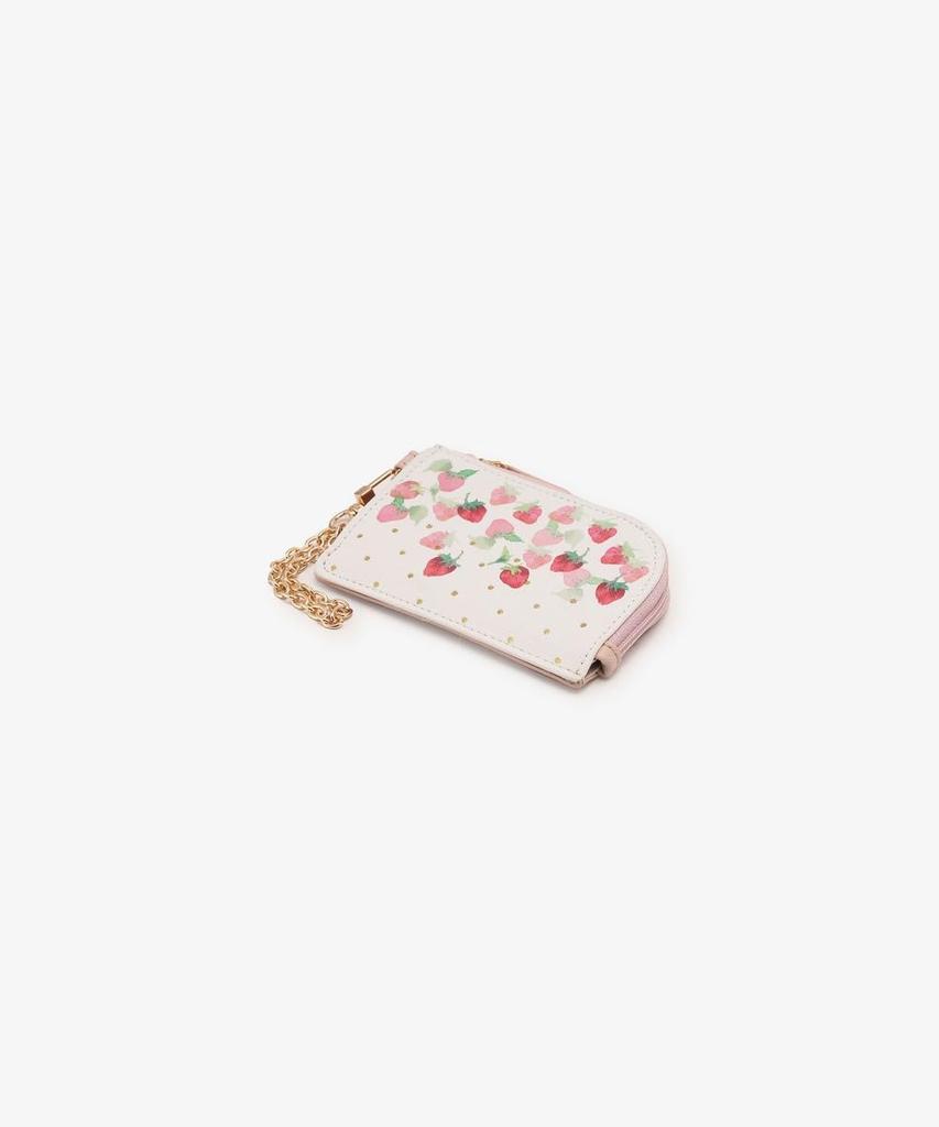 Afternoon Tea Living JS21 Strawberry Key Coin Case, White