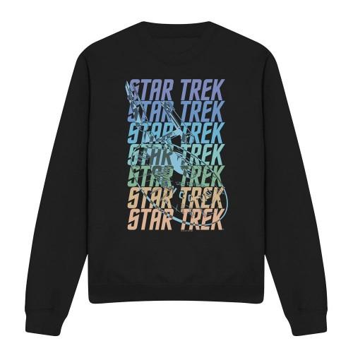 STAR TREK Unisex mikina pro dospělé Enterprise Multi Logo