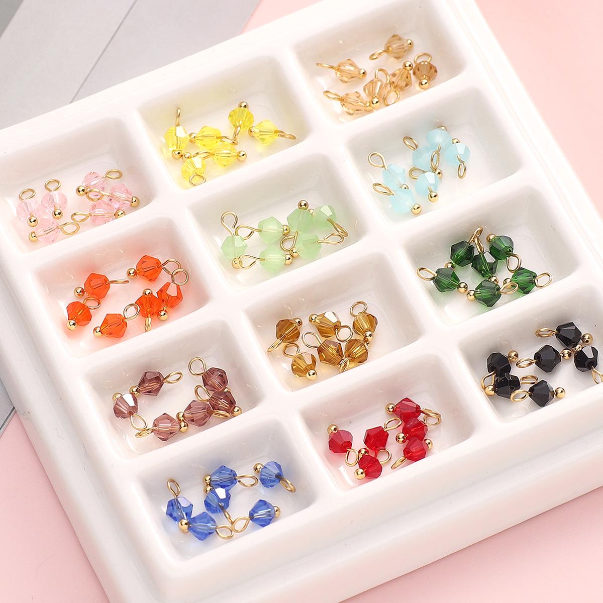 

4mm Glass Bead Pendant for DIY Earrings & Bracelets
