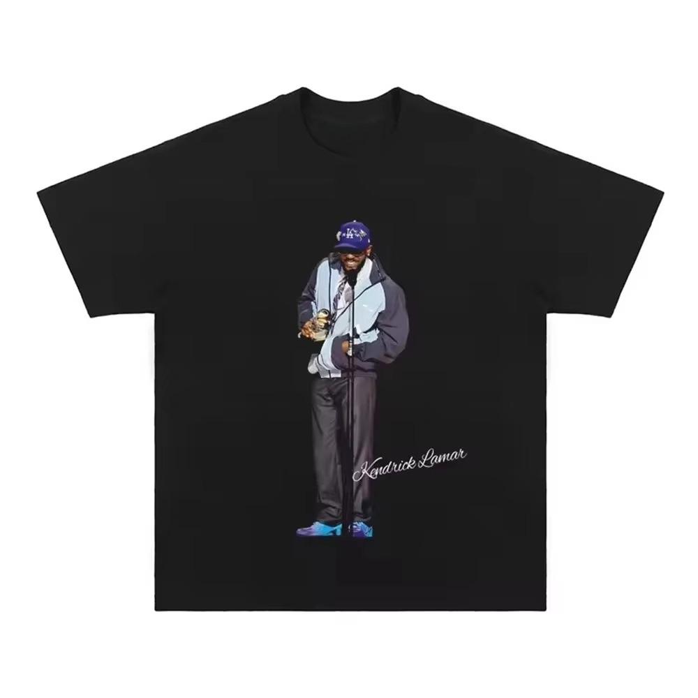 Rapper Fight Winner Kendrick Lamar Men Women Clothing Tee Unisex Tops Homme Short Sleeve Top Spring and Summer New TShirt