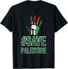 Palestina Palestina Livre em Árabe Livre Gaza Palestina Bandeira Camiseta Unissex