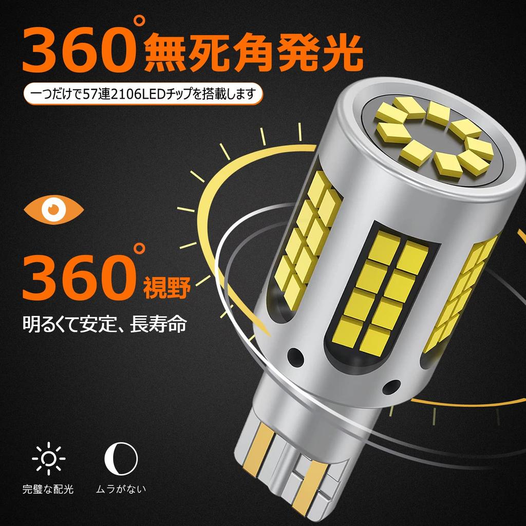 BLUESEATEC [New Explosive Light] T15T16 LED Back Lamp Explosive Light 17W SMD2106 LED Chip 57 Series 5600LM12V Vehicle Inspection Compatible Reve