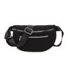 Trendy Women's Bags, Street Trend Corduroy Fanny Packs, Simple Casual Breast Bags, Large-capacity Shoulder Messenger Bags