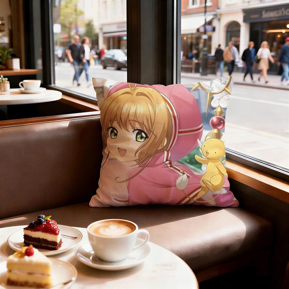 Anime Cardcaptor Sakura Kissenbezug Dekorative Kissenbezüge Bezug Sofa x Kissen Stück x x Kissenbezug