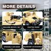Ungiftig 265 Teile Zweiter Weltkrieg Militär Swat H2 Sturmfahrzeug Auto Bausteine Armee Soldat Rüstung Auto Modell Bausteine DIY Spielzeug Geschenke Für Kinder Kinder