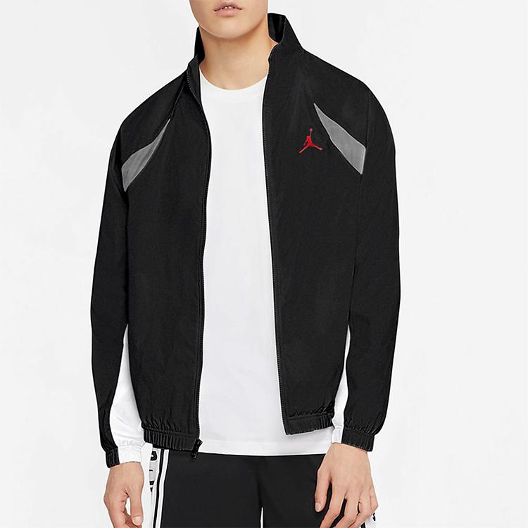 Jordan Legacy AJ11 Stand Collar Casual Jacket Men Outerwear Black CW0864-010