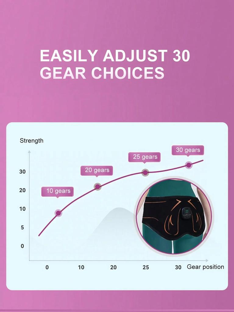 Electric EMS Hips Trainer Butt Muscle Stimulator With Remote Control Buttocks Toner Lifting Body Equipment