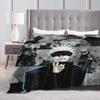 Manga Warm Soft Blanket Cool Magic Travelling Throw Blanket Winter Colorful Custom Flannel Bedspread Sofa Bed Cover