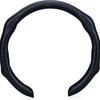 Carbon Fiber Pattern Anti-Slip Leather Steering Wheel Cover for Various Car Models