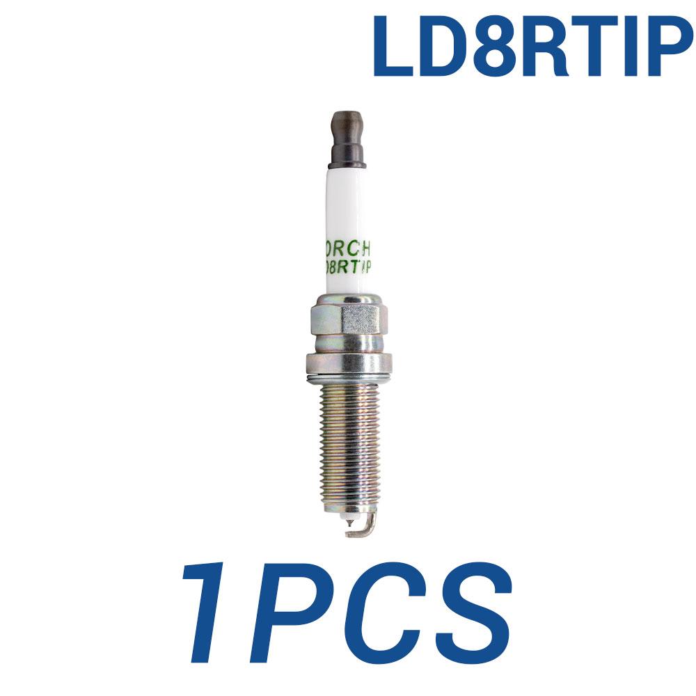 

1PC Iridium Spark Plug TORCH LD8RTIP Replace for 22401SE322 TOYOTA 90919-01285 VDCH22F Dongfeng Yulong G18TG 1.8T 1 piece LD8RTIP