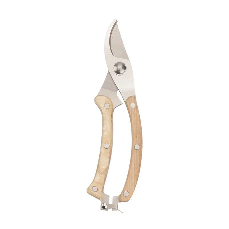 Multi Functional Pruning Scissors Gardening Fruit Picker Bonsai Branch Repair Wood Handle Shears Home Cutting Tools Anti-slip