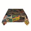 Tablecovers 1pc Retro 1960s Movie Poster Tablecloth Country Farmhouse Stylexzj