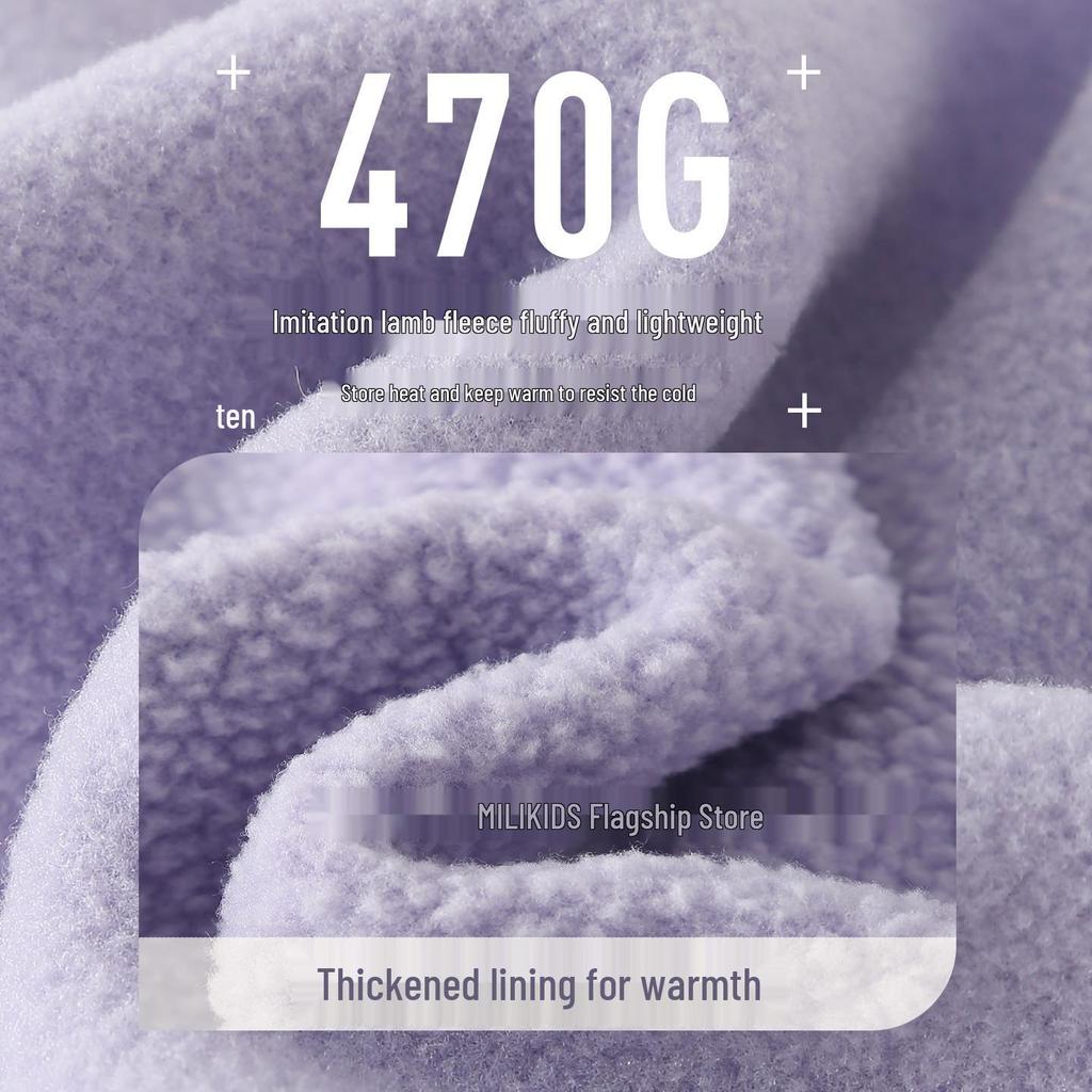 Kid's Fleece Hooded Vest - Autumn/Winter Style for Boys & Girls