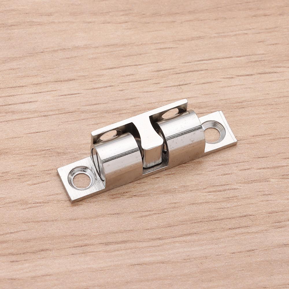 1 Stück Schrank Spannriegel Kugelrast Messing Kupfer Doppelfeder Stahlkugel Türpuffer Dämpfer Puffer 40/50/60/70mm Türfang