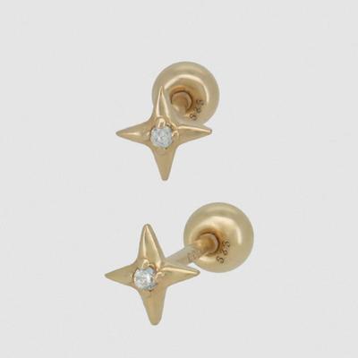 Piercing youngglow 14k estelar cúbico
