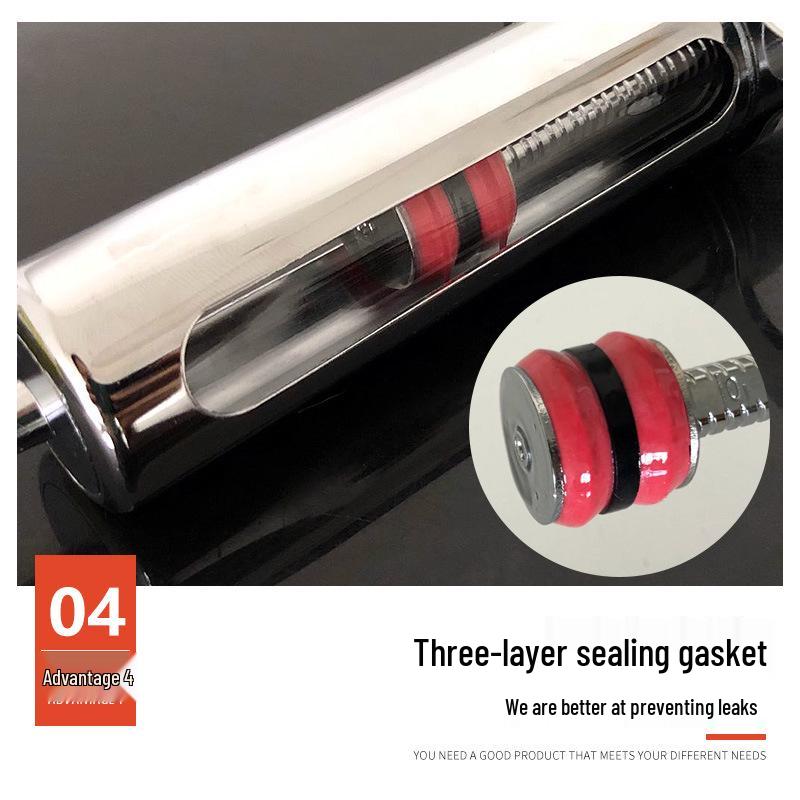 Stainless Steel Veterinary Vaccine Syringe for Pigs, Cattle, Sheep