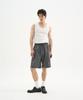 TRIP LE SENS Light Stripe Easy Elastic Half Pants_Gray