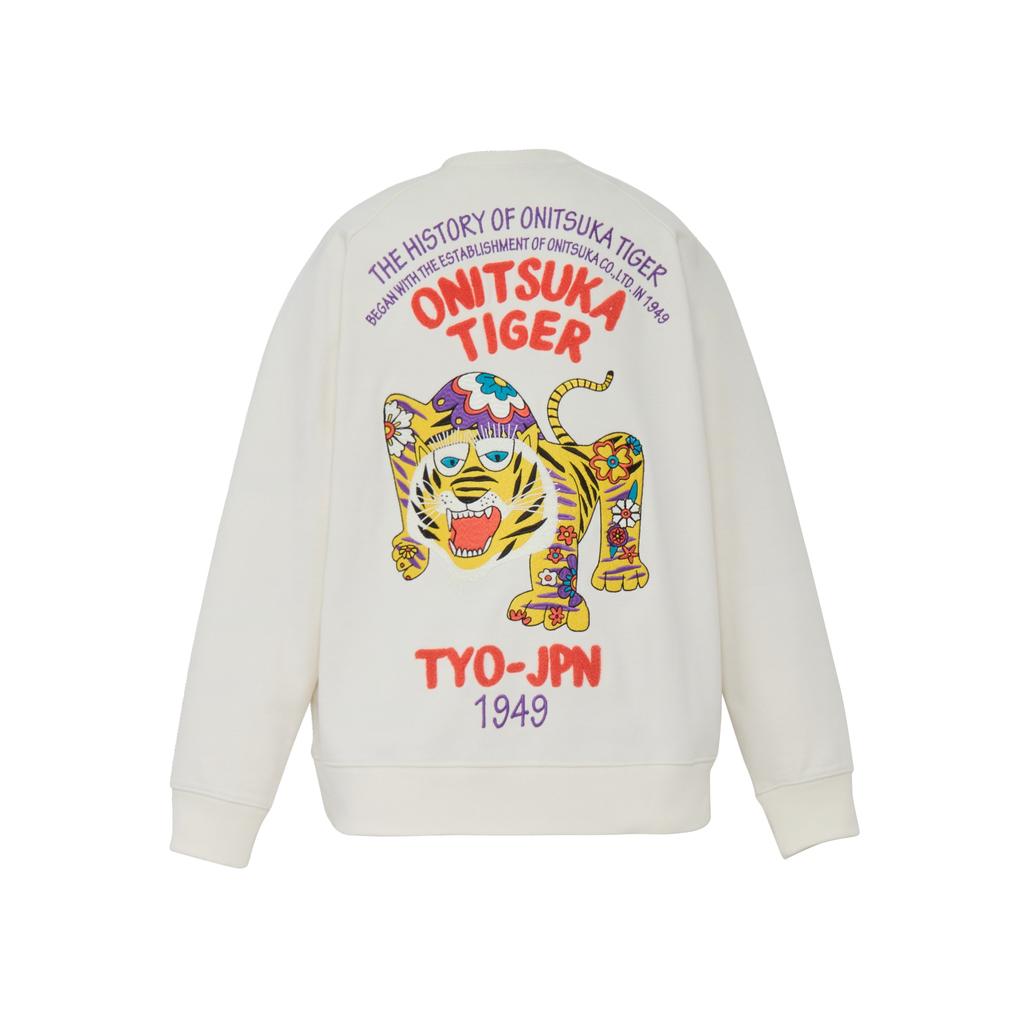 Onitsuka Tiger Sweat Top Printed Long Sleeve Pullover Casual Sweatshirt Unisex tops Off-White 2183B619_700