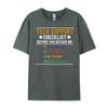Funny Tech Support Checklist Computer Geek Sysadmin Blank T Shirt 100 Cotton Fashionable And Trendy Camisetas De Hombre