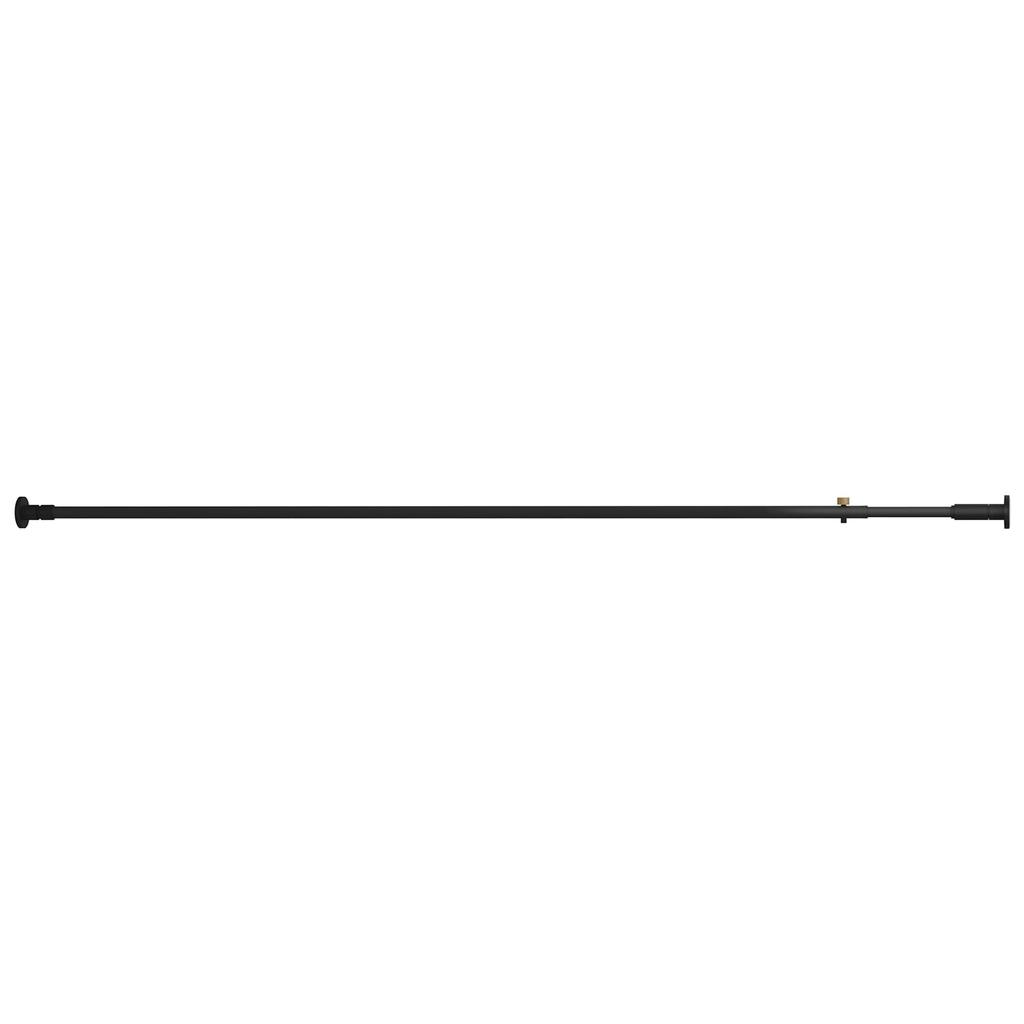 DRAW A LINE 027 Tension Rod Pro Black Draw Align Tension Rod Pro Black For Both Vertical and Horizontal Use Installation Width Load Capacity Length